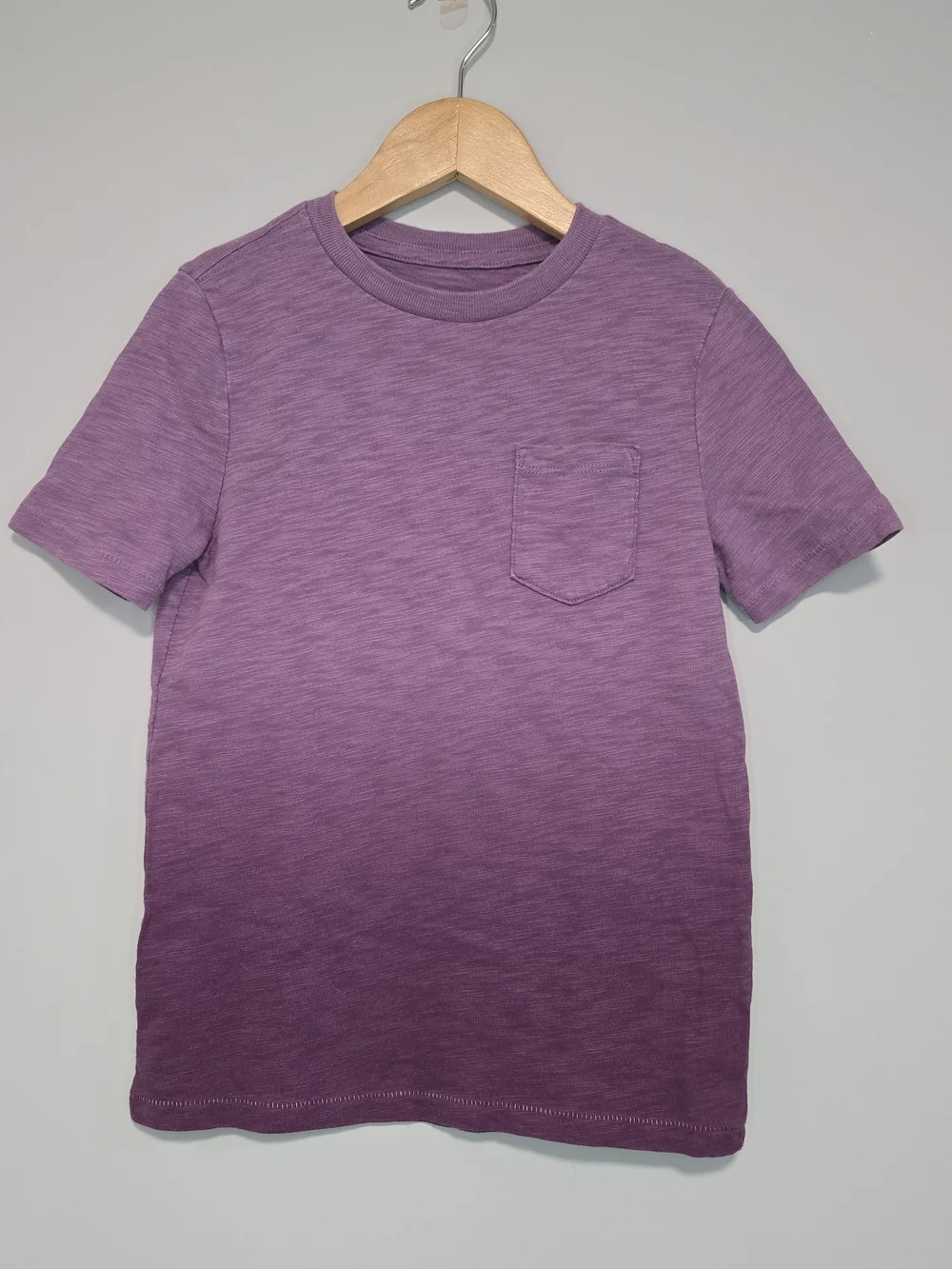 GAP Gradient Purple Short-Sleeve Pocket Heavy Cotton Back To School.